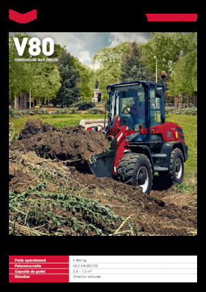 Cargadoras de ruedas Yanmar V80