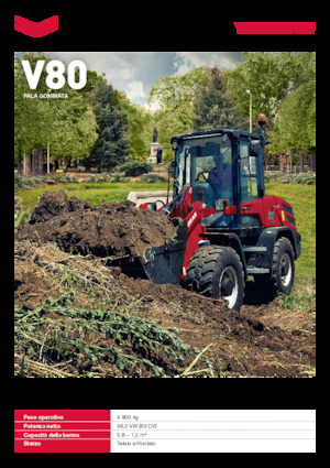 Cargadoras de ruedas Yanmar V80