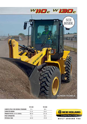 Cargadoras de ruedas New Holland W110C ZB