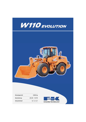 Cargadoras de ruedas Fiat Kobelco W 110 Evolution
