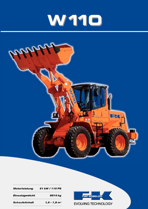 Cargadoras de ruedas Fiat Kobelco W 110
