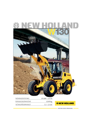 Cargadoras de ruedas New Holland W 130 Evolution