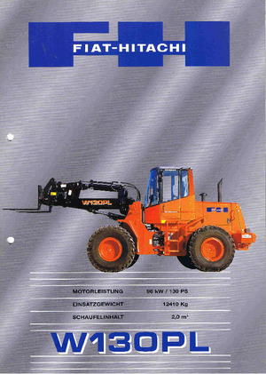 Cargadoras de ruedas Fiat-Hitachi W 130 PL