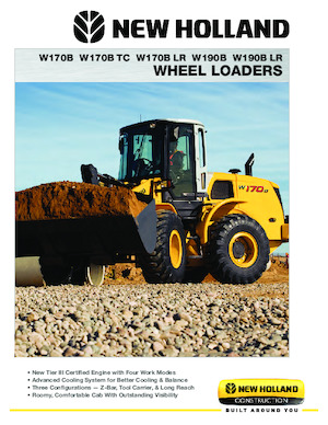 Cargadoras de ruedas New Holland W 170 B LR