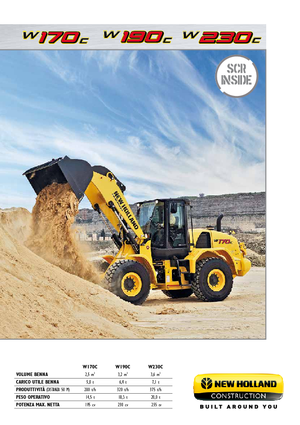 Cargadoras de ruedas New Holland W 170 TC