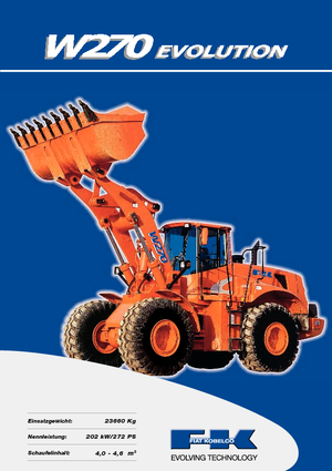 Cargadoras de ruedas Fiat Kobelco W 270 Evolution