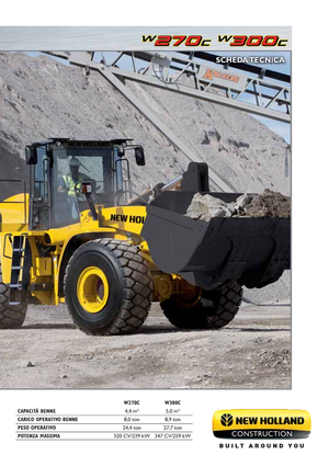 Cargadoras de ruedas New Holland W300C LR