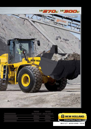 Cargadoras de ruedas New Holland W300C