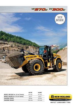 Cargadoras de ruedas New Holland W300C ZB