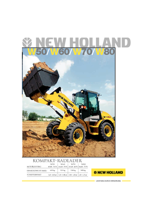 Cargadoras de ruedas New Holland W 70