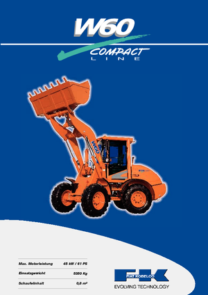 Cargadoras de ruedas Fiat Kobelco W 60