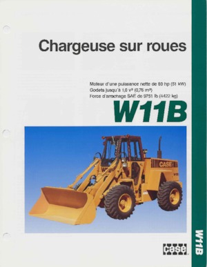 Cargadoras de ruedas Case W11B