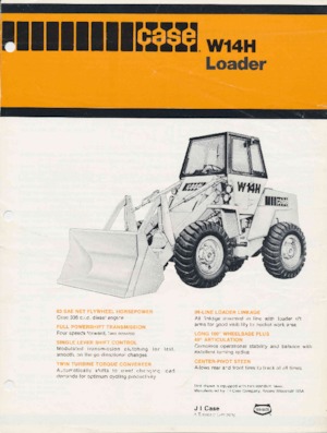 Cargadoras de ruedas Case W14H