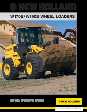 Cargadoras de ruedas New Holland W 170 B