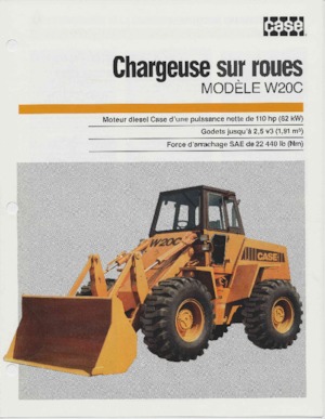 Cargadoras de ruedas Case W20C