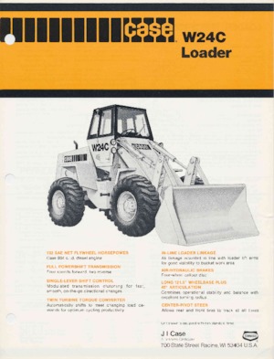 Cargadoras de ruedas Case W24C