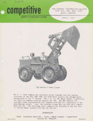 Cargadoras de ruedas Case W7C