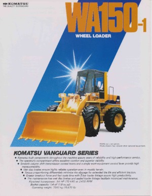 Cargadoras de ruedas Komatsu WA 150-1