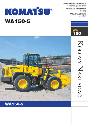 Cargadoras de ruedas Komatsu WA150-5