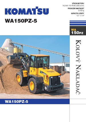 Cargadoras de ruedas Komatsu WA150PZ-5