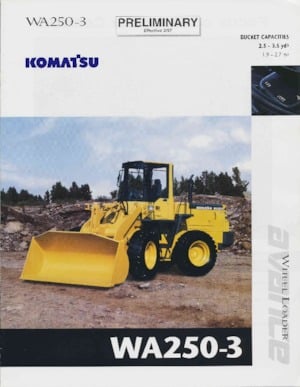 Cargadoras de ruedas Komatsu WA 180-3
