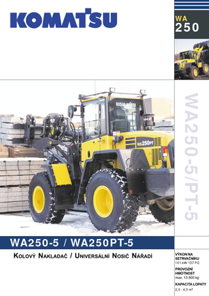 Cargadoras de ruedas Komatsu WA250-5