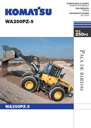 Cargadoras de ruedas Komatsu WA250PZ-5