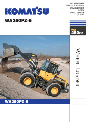 Cargadoras de ruedas Komatsu WA250PZ-5