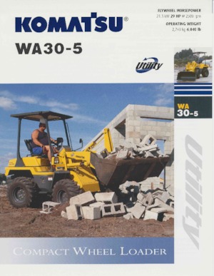 Cargadoras de ruedas Komatsu WA 30-5