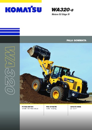 Cargadoras de ruedas Komatsu WA320-8E0
