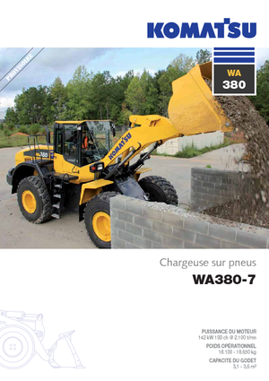 Cargadoras de ruedas Komatsu WA380-7