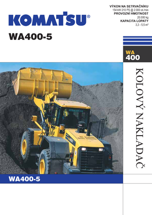 Cargadoras de ruedas Komatsu WA400-5