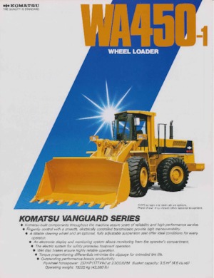 Cargadoras de ruedas Komatsu WA 450-1