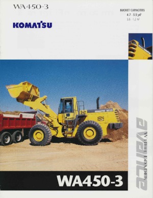 Cargadoras de ruedas Komatsu WA 450-3