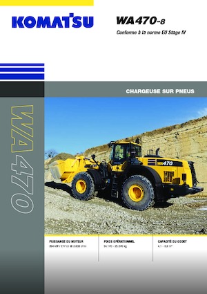 Cargadoras de ruedas Komatsu WA470-8E0