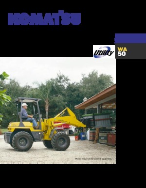 Cargadoras de ruedas Komatsu WA 50-3