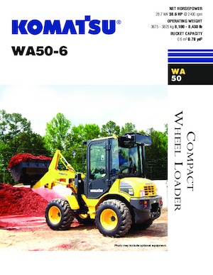Cargadoras de ruedas Komatsu WA 50-6