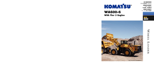 Cargadoras de ruedas Komatsu WA600-6