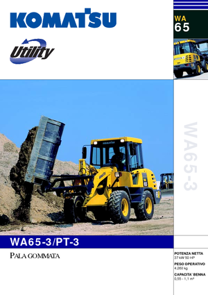 Cargadoras de ruedas Komatsu WA65-3
