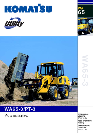 Cargadoras de ruedas Komatsu WA65-3