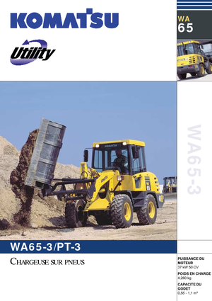 Cargadoras de ruedas Komatsu WA65-3