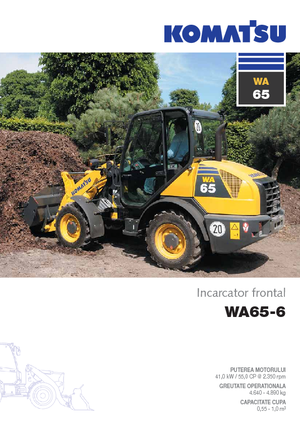 Cargadoras de ruedas Komatsu WA65-6