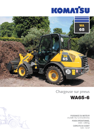 Cargadoras de ruedas Komatsu WA65-6