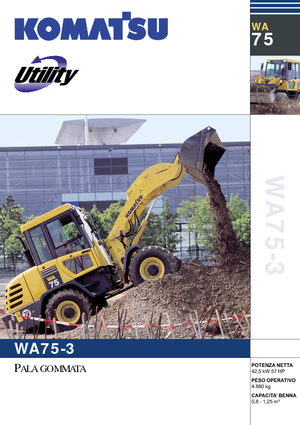 Cargadoras de ruedas Komatsu WA75-3 Fleet