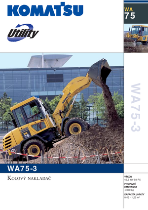 Cargadoras de ruedas Komatsu WA75-3 Fleet