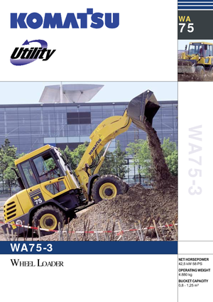 Cargadoras de ruedas Komatsu WA75-3 Fleet