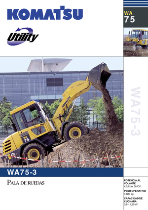 Cargadoras de ruedas Komatsu WA75-3 Fleet
