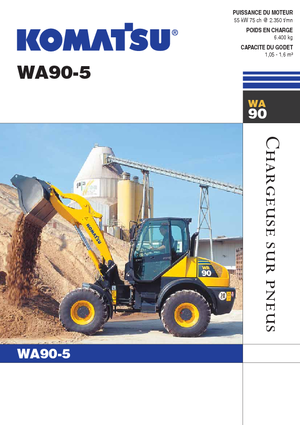 Cargadoras de ruedas Komatsu WA90-5