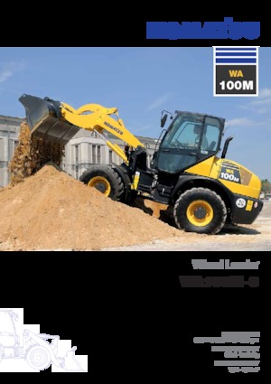 Cargadoras de ruedas Komatsu WA100M-6