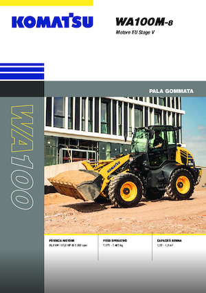 Cargadoras de ruedas Komatsu WA100M-8E0